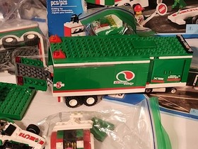 LEGO City Octane Lot Grand Prix Truck (60025) & Tank 3180 & Cars 