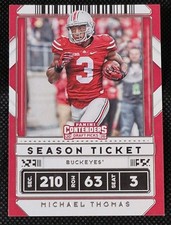 2020 Panini Contenders Draft Picks Michael Thomas Season Ticket No 73