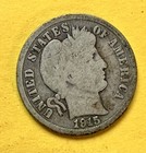1915 Barber Dime. 90% Silver. Good Condition. Charity Auction For Animal Rescue — photo 1