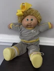 VTG Cabbage Patch Kids Doll 1984 Dirty Blonde Hair Green Eyes Freckles