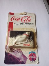 Vintage Coca-Cola Magnet (1996) Polar Bear Skiing No. 51491 New