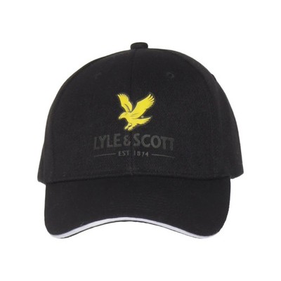 Lyle & Scott, Baseball-Mütze, Größe: ONE SIZE, Schwarz, Unisex (Erwachsene) #c7f