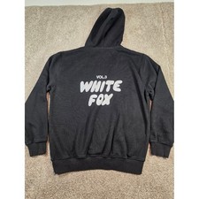 White Fox Boutique Vol 3 Hoodie Black Puff Print Logo Unisex M/L