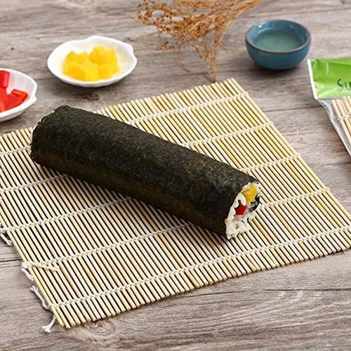 JapanBargain, 2 Pack Large Sushi Roll Bamboo Mats, 10.5" Square Natural Bambo... - Picture 4 of 5