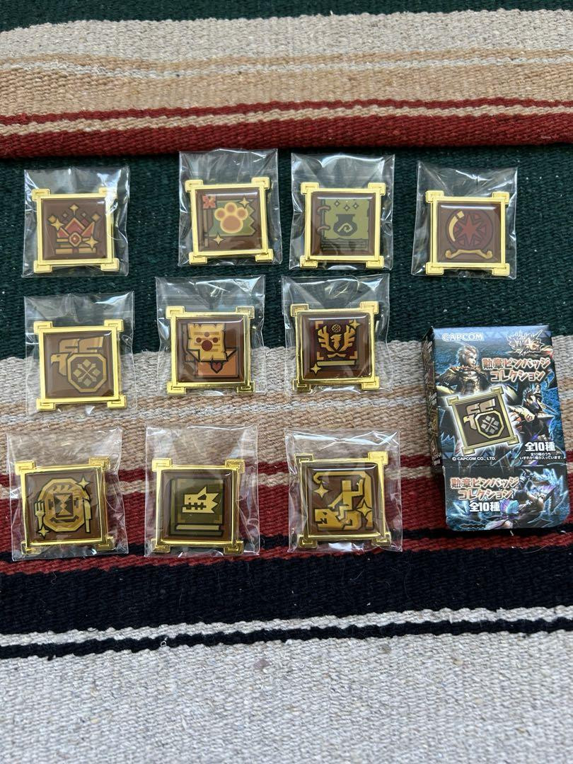 Monster Hunter Medal Pin Badge Collection