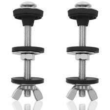 2 PCS M6 Universal Toilet Tank To Bowl Bolts Kit Stainless Steel Replacement