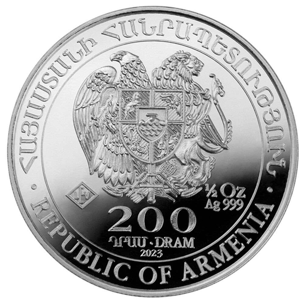 2023 1/2 oz .999 Fine Silver Armenia 200 Drams Noah's Ark Coin | eBay