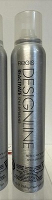 REGIS Designline Design Line  REACTIVATE STYLE REFRESHER 7 Oz HAIRSPRAY Pack 2