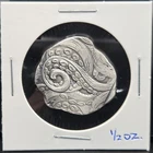 Hayleybug 1/2oz, 999 Fine Silver Kraken/Octopus
