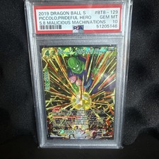 Dragon Ball Super Malicious Machinations BT8-129 Piccolo Prideful Hero PSA 10
