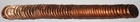 1958 D Lincoln Cent Roll 50 pcs BRILLIANT UNCIRCULATED