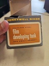 Vintage Nikor Stainless Steel Film Developing Tank W/ Reel