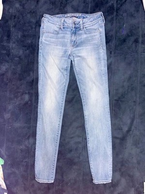 American Eagle Super Super Stretch Skinny Jeans 8 Extra Long