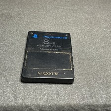 Original Sony Playstation 2 8MB Memory Card SCPH-10020 MagicGate-Untested-J1537