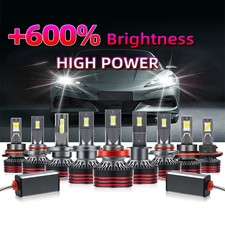 H11 Canbus LED Headlight Bulbs 9005/HB3 9006/HB4 H1 H4 H7 H13 9004 9007 6500K