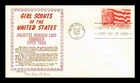 DR JIM STAMPS US COVER GIRL SCOUTS 50TH ANNIVERSARY FDC KHOL KRAFT CACHET