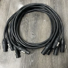 Lot Of 5 Neutrik Powercon True1 5 Ft Extension Jumper Cable 20A 250 Used