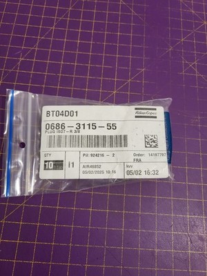 Atlas Copco 0686-3115-55 Iso7-R 3/8 Part 10Stk/Pack