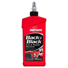MOTHERS 06112 Back To Black Trim And Plastic Restorer - Rubber & Vinyl - 12 Oz