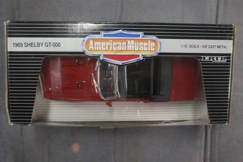 ERTL AMERICAN MUSCLE 1969 SHELBY GT-500 MUSTANG CONVERTIBLE 1/18 - Picture 3 of 7