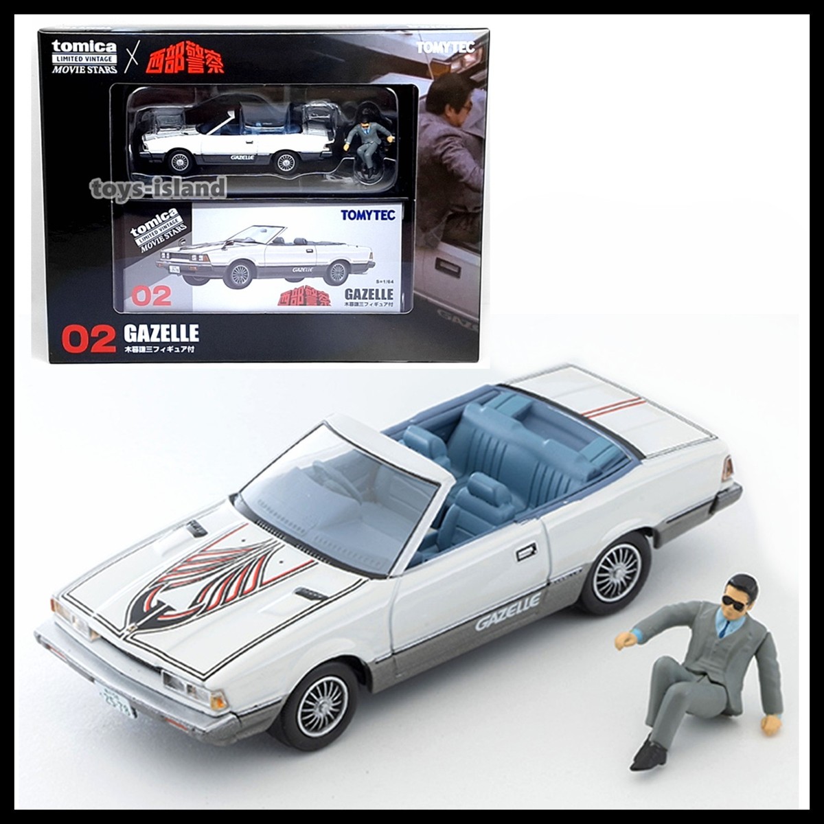 【新品】TOMICA LIMITED VINTAGE NEO ニッサンガゼール Tomica Limited Vintage NEO LV-N Movie Stars 02 GAZELLE Seibu