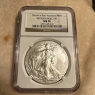 2013 S American Silver Eagle NGC MS70