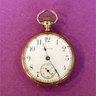 Antique 1907 Elgin Pocket Watch 7 Jewel Gold Filled Case Non Running
