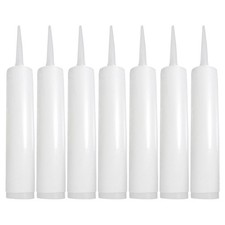 7 Pcs Plastic Sealant Tubes for Home Repair De Calfeutrage Remplissables