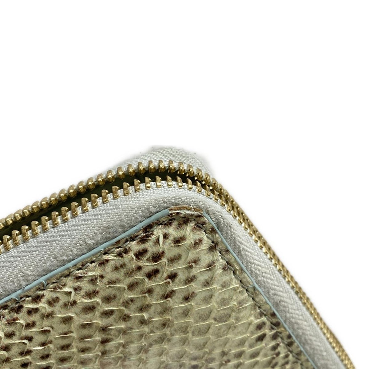 Gucci 772642 Script Python Zip Wallet Green Yello… - image 10