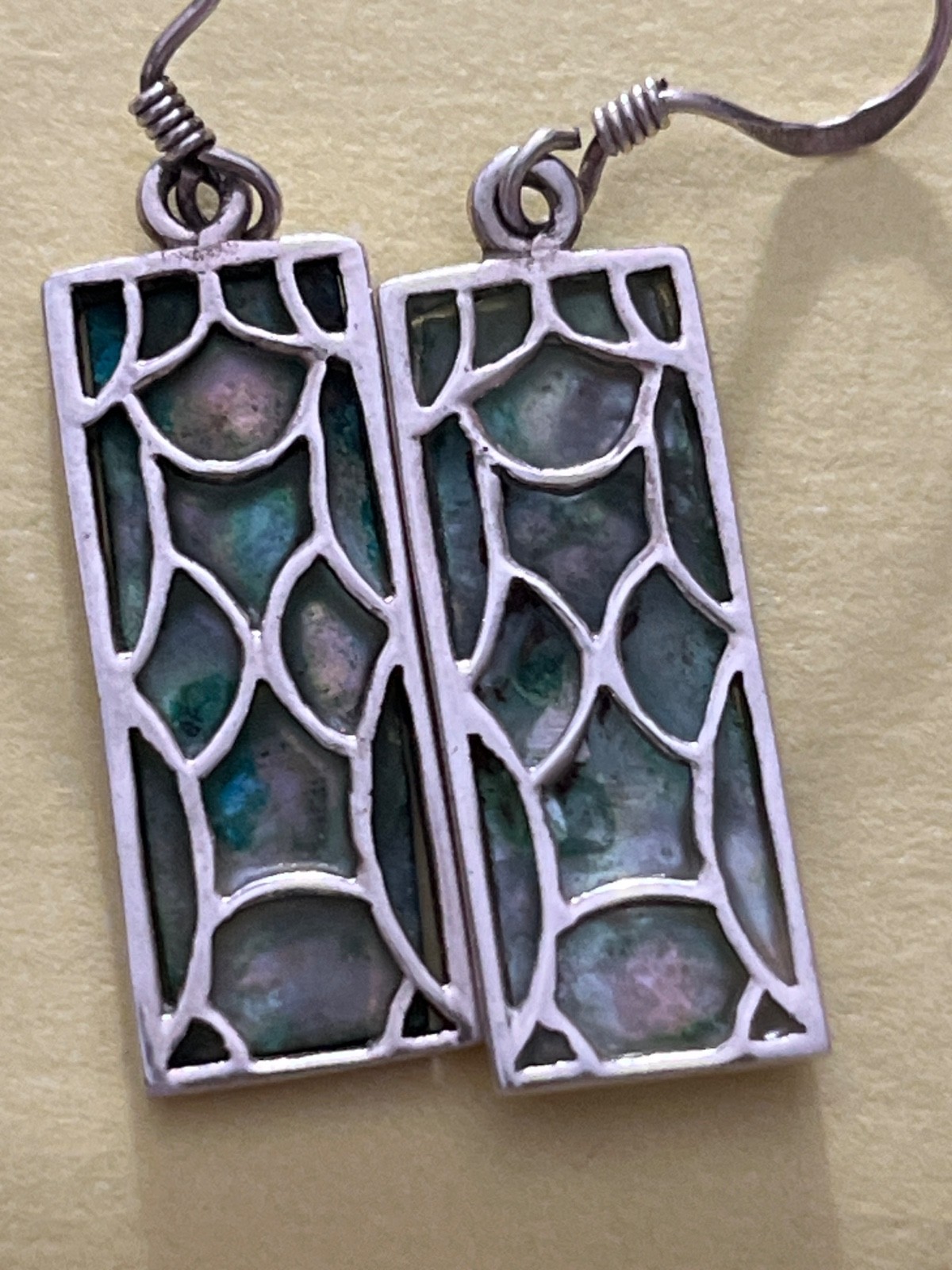 925 sterling silver dangles featuring abalone she… - image 4