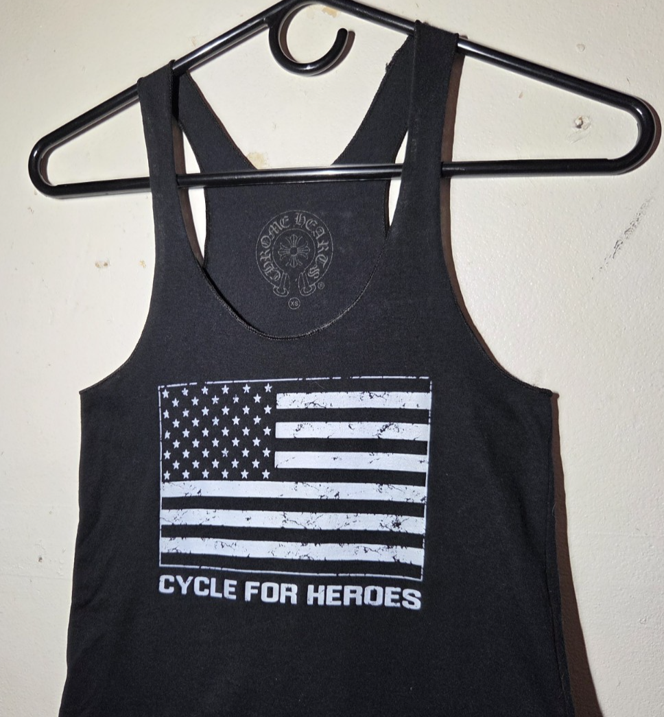 Women's Chrome Hearts Equinox Cycle For Heroes 2017 CA NY Cycling