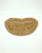Vintage Retro Faux Pearl Bead Charlet Bag Clutch Purse Japan - Cocktail Fancy