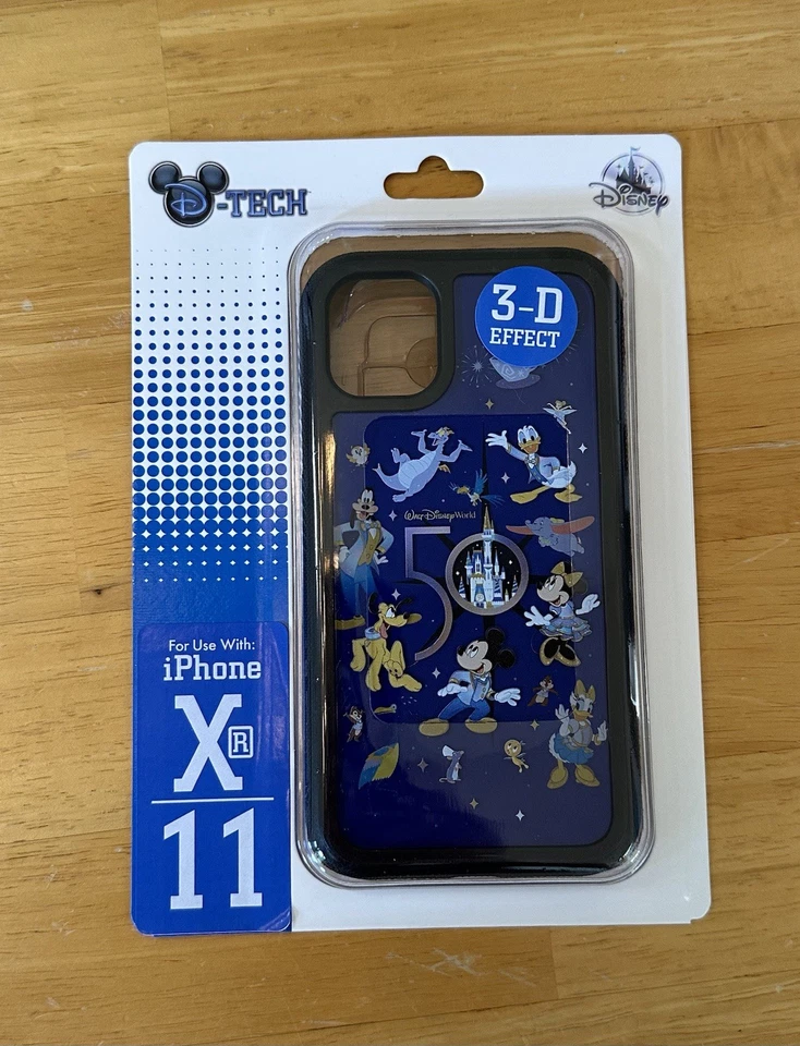 Lote de 3 Fundas WDW iPhone 11 y XR D-Tech Nuevas en Cajas Originales-Epcot y WDW 50th Foto 3 de 4