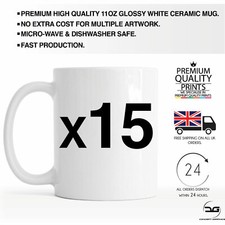 Custom Bulk Mugs Name Business Promotion Logo Text Photo Advertising Printed