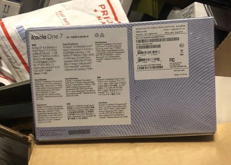 NEW Acer Iconia One 7 B1-730 8GB, Wi-Fi, 7in - Black FACTORY SEALED - Image 4 of 4