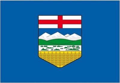 Autoaufkleber Sticker Fahne Kanada - Alberta Flagge Aufkleber