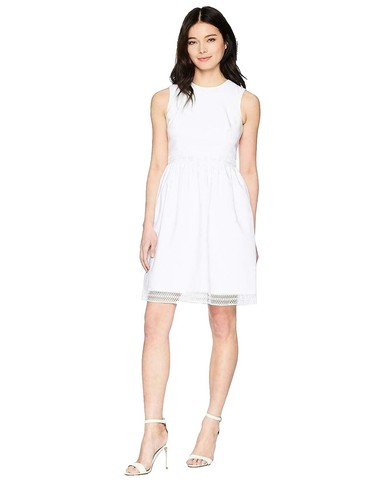 open lace back dress Buy Calvin Klein Women's Scuba Crepe Sleeveless Princess Seam Sheath Dress,  Capri, 14 at Amazon.in