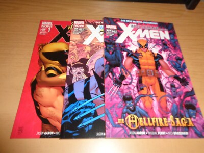 Wolverine und die X-Men Nr.1-3 (Panini) Marvel Freakshow, Lernziel, Hellfire