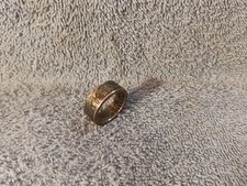 1989 Kennedy Half Dollars size 10- 1/2 coin ring handmade mixed metals  A 