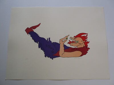 JOAN WORTH COLOR LITHOGRAPH H.C EDITION  SIGNED AUTOGRAPHED POP ART VINTAGE