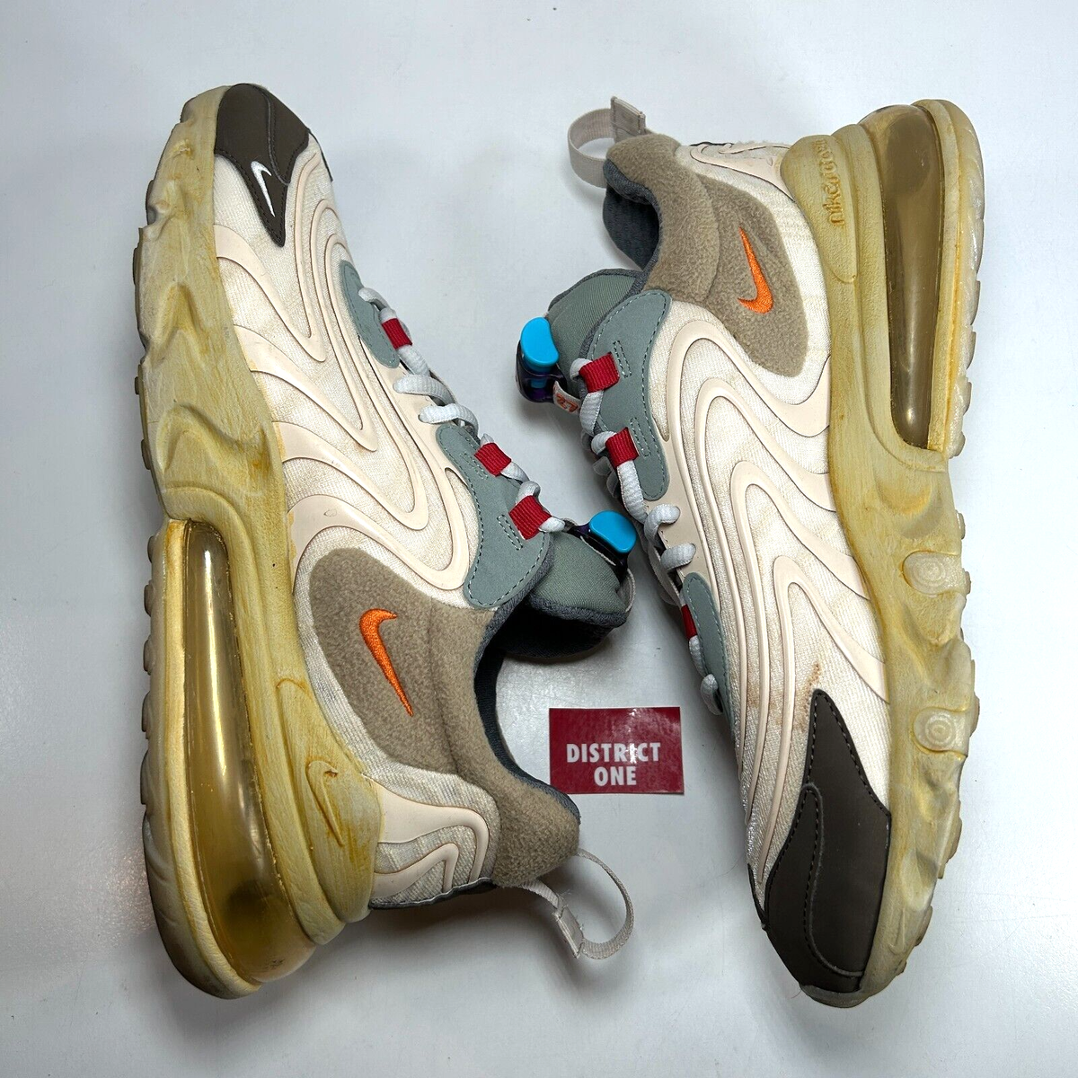 Travis Scott x Nike Air Max 270 React ENG Cactus Trails Size