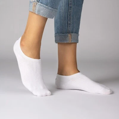 Füßlinge Damen Herren Sneaker Socken Baumwolle mit Silikonpad 10-50 Paar - Bild 1 von 4