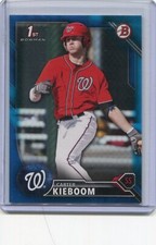 2016 Bowman Blue Paper Carter Kieboom 1st Bowman 33/150