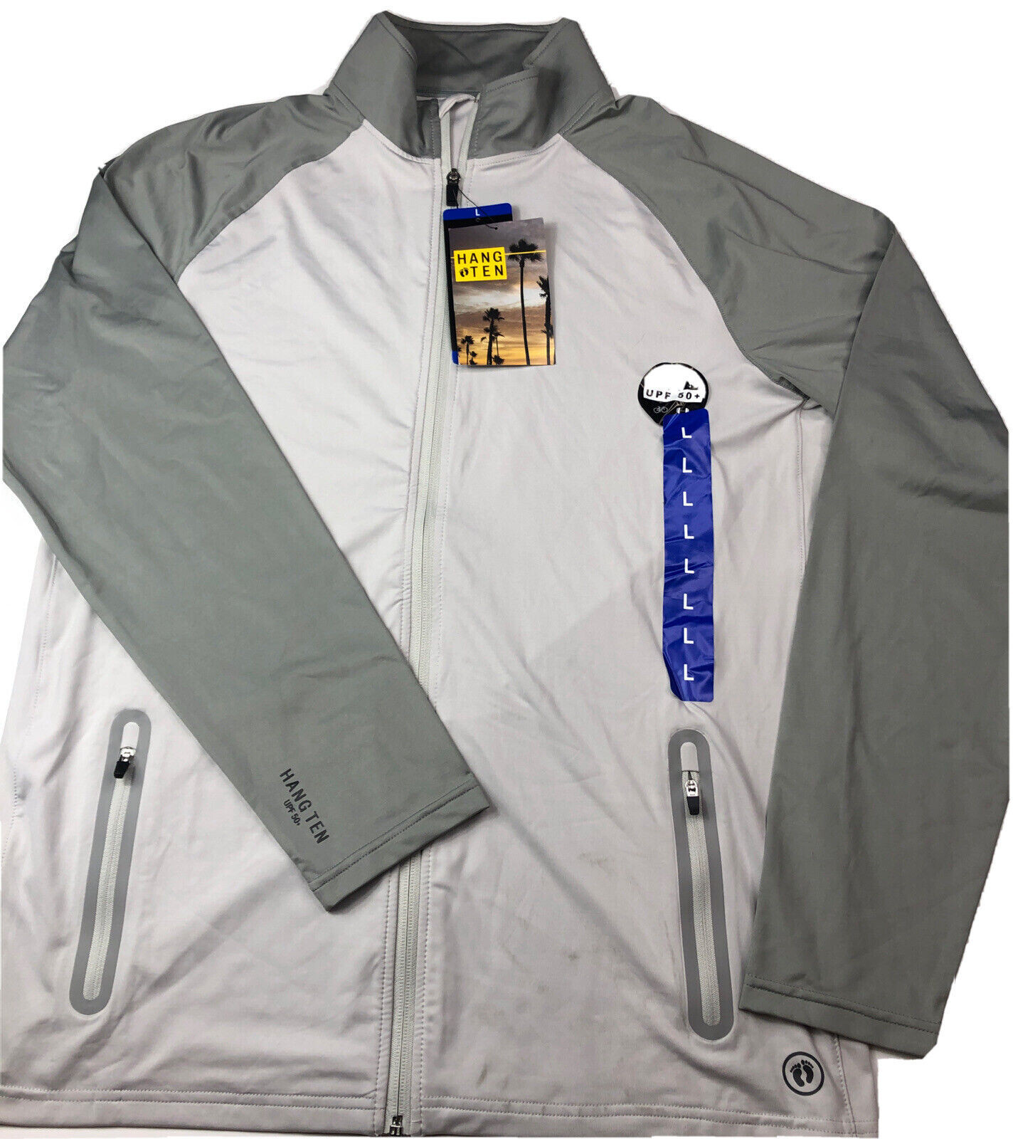 Мужская солнцезащитная куртка Hang Ten (Glacier Grey, L