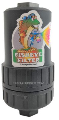 Fisheye in-line air filter