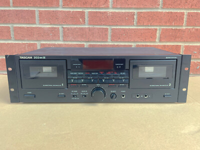 Tascam 202 MkIII Professional Dual Cassette Deck Vintage Rare | eBay