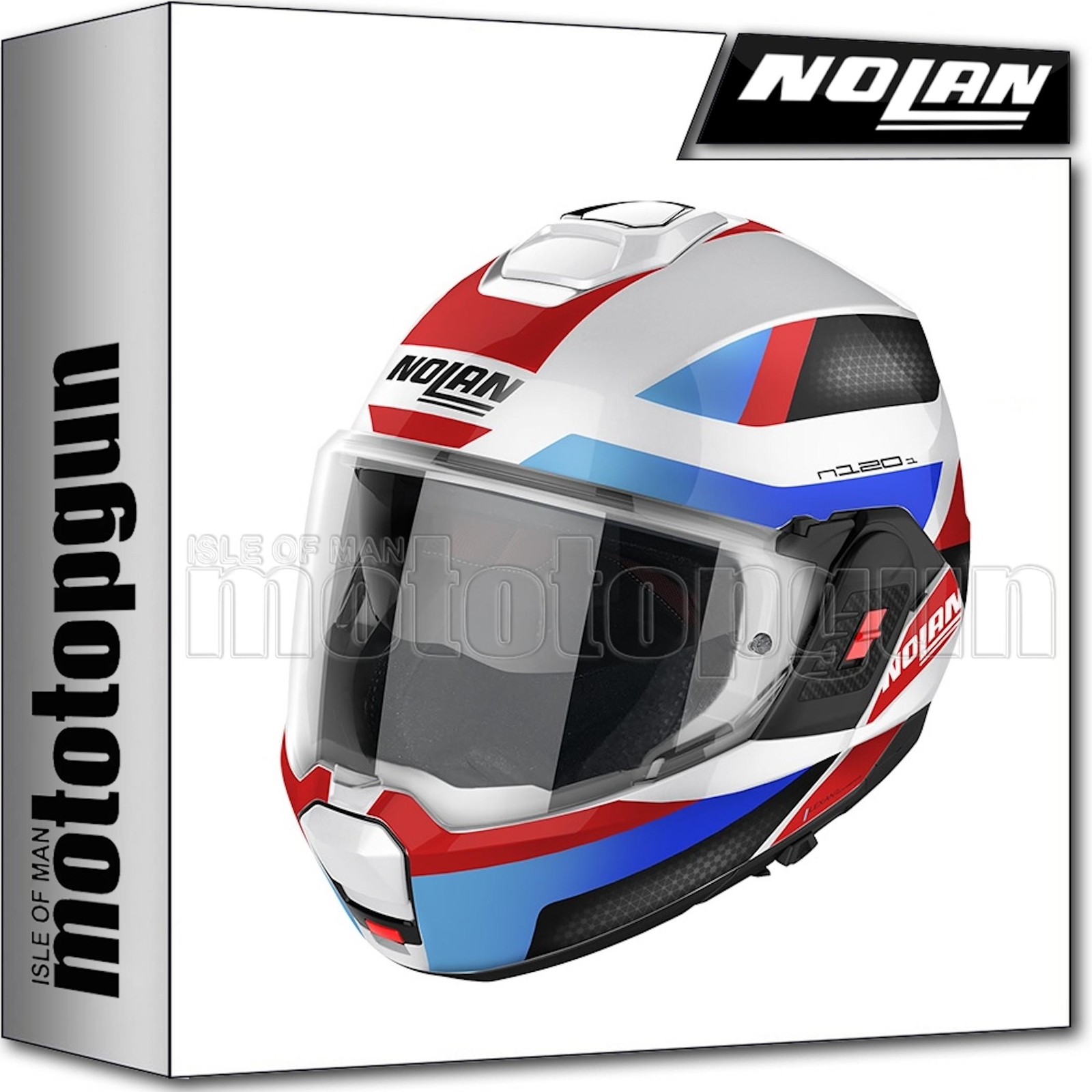 NOLAN CASCO MOTO MODULARE - FLIP BACK N120-1 SUBWAY 024 XXL