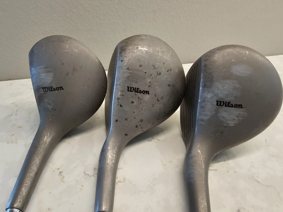 Wilson 1200-GE Offset (1W-3W-5W) 3Pc Wood Set RIGHT-HAND ~ Reg Flex Steel Shafts - Image 3 of 4