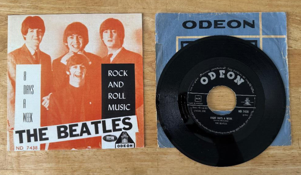 NORWAY 45 SP THE BEATLES ODEON 7438 ROCK AND ROLL MUSIC | eBay