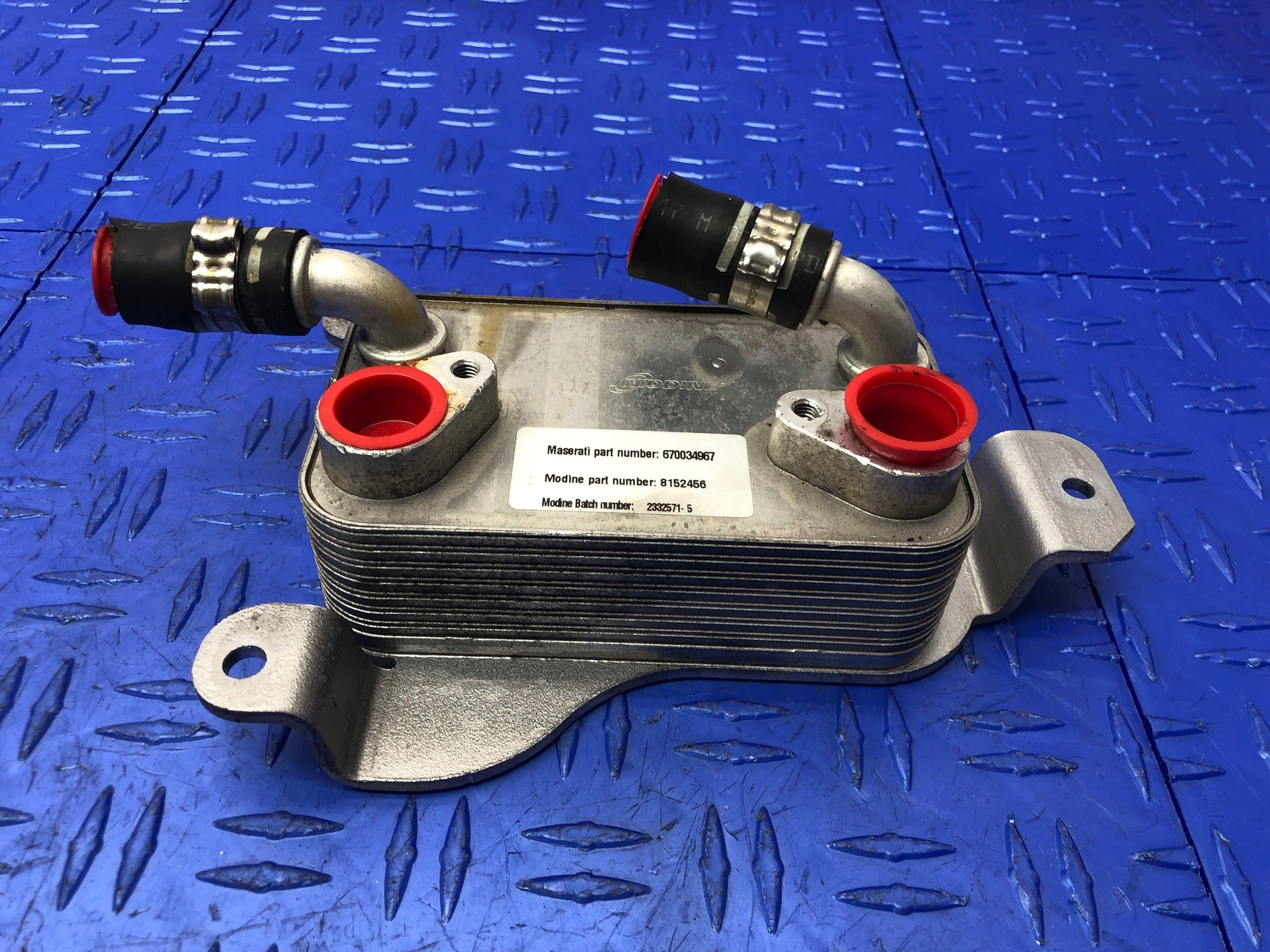 2013-2021 MASERATI QUATTROPORTE M156 3.8L TRANSMISSION OIL COOLER 670034967 OEM